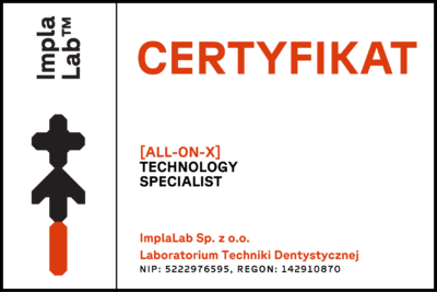 CERTYFIKAT ImplaLab strona